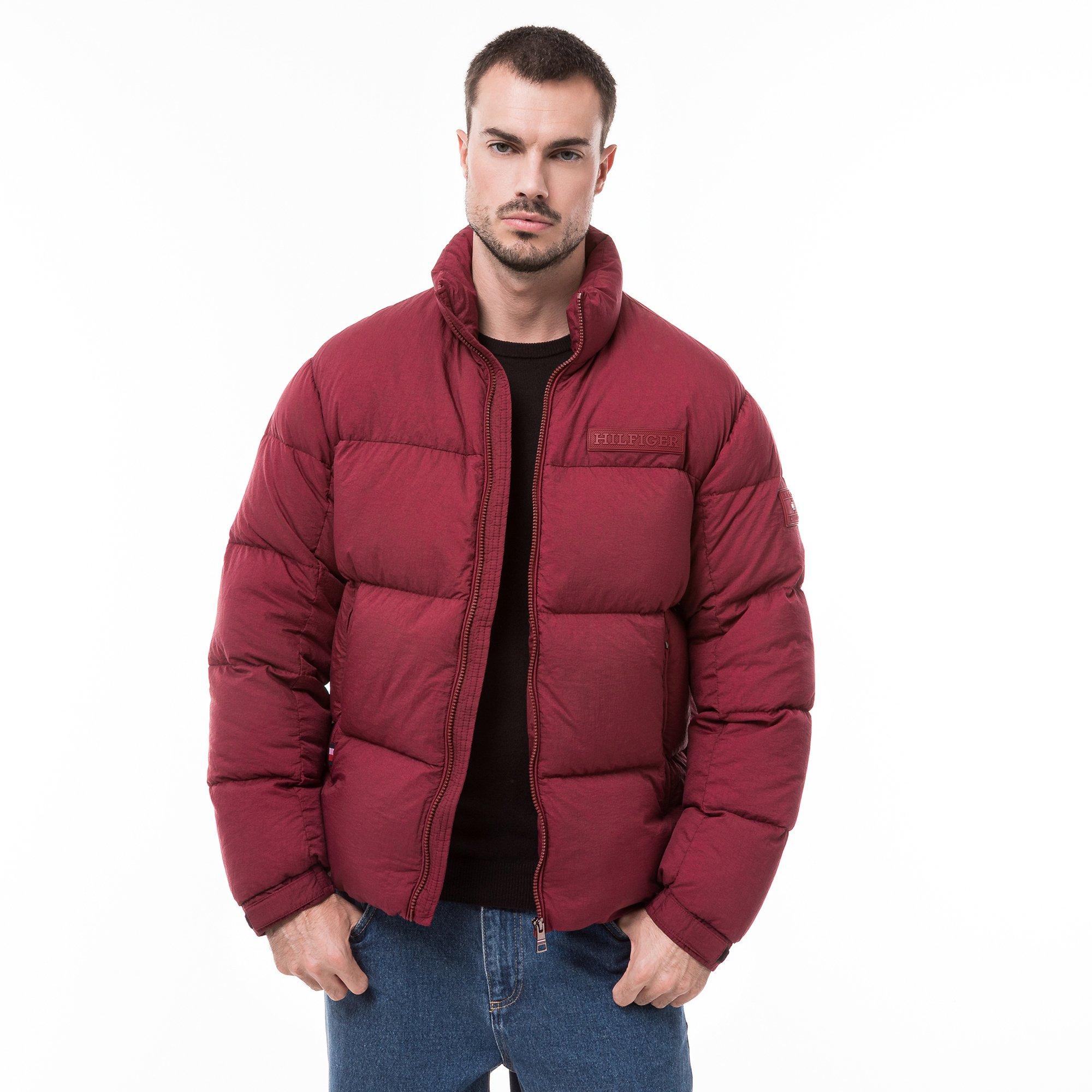 Image of Daunenjacke Mit Kapuze Herren Rot L