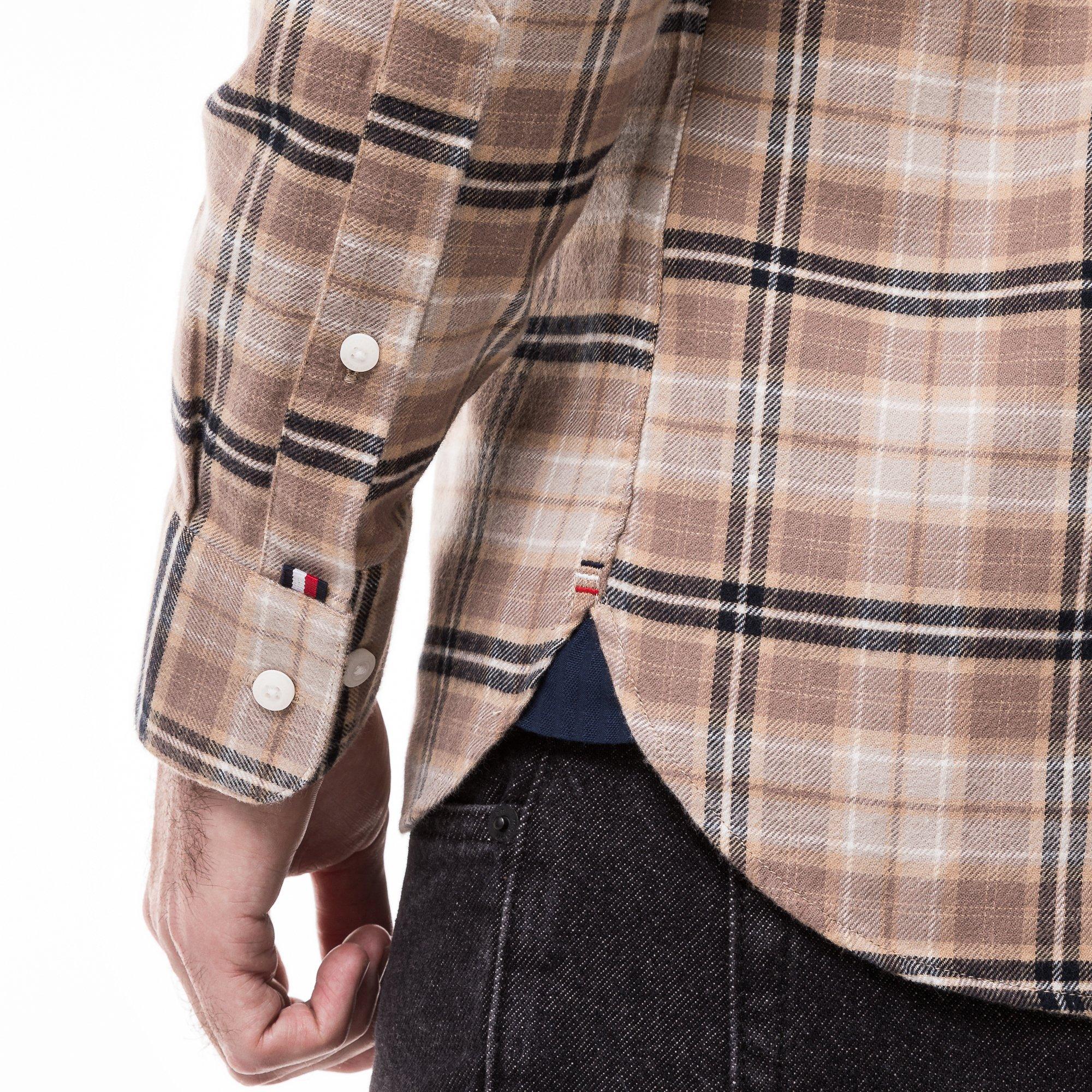 TOMMY HILFIGER Brushed Tommy Tartan Small Chemise Manches Longues  