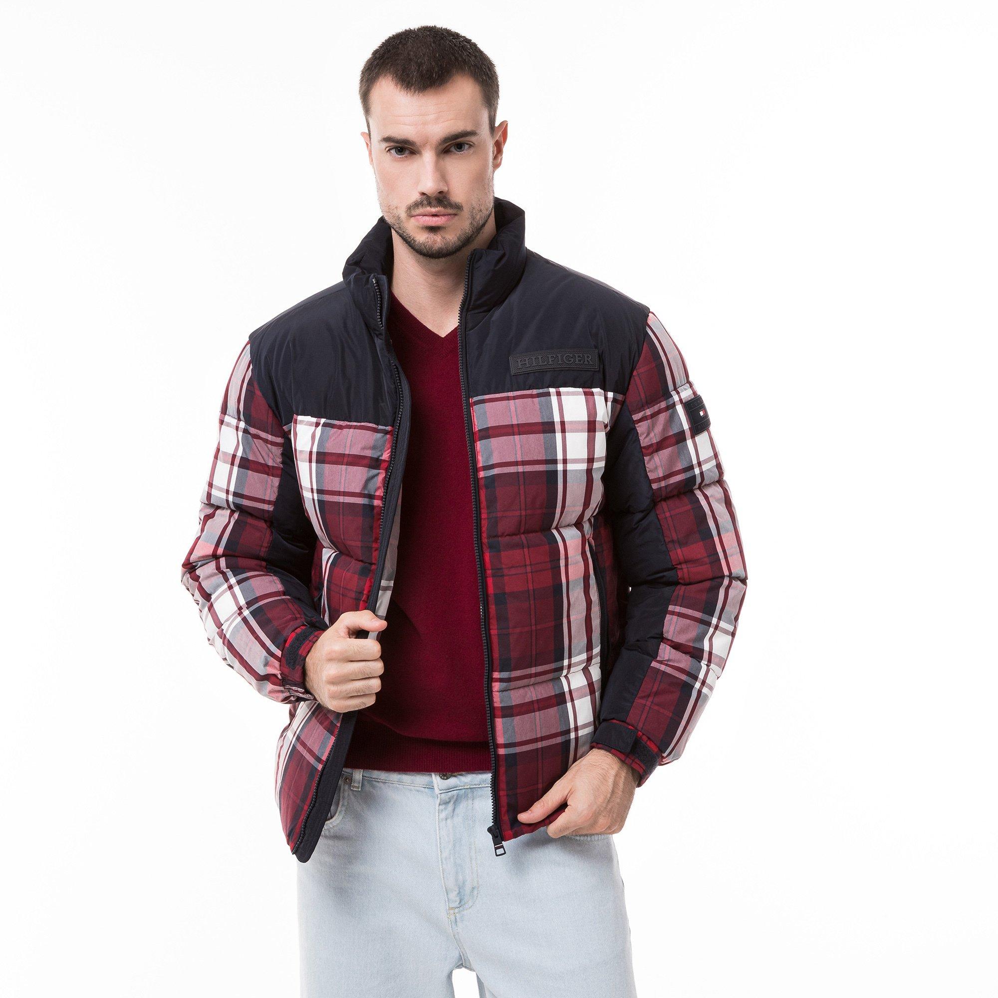 Image of Daunenjacke Mit Kapuze Herren Multicolor XXL
