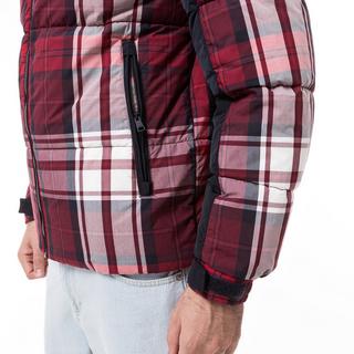 TOMMY HILFIGER NEW YORK CHECK PUFFER JACKET Daunenjacke mit Kapuze 