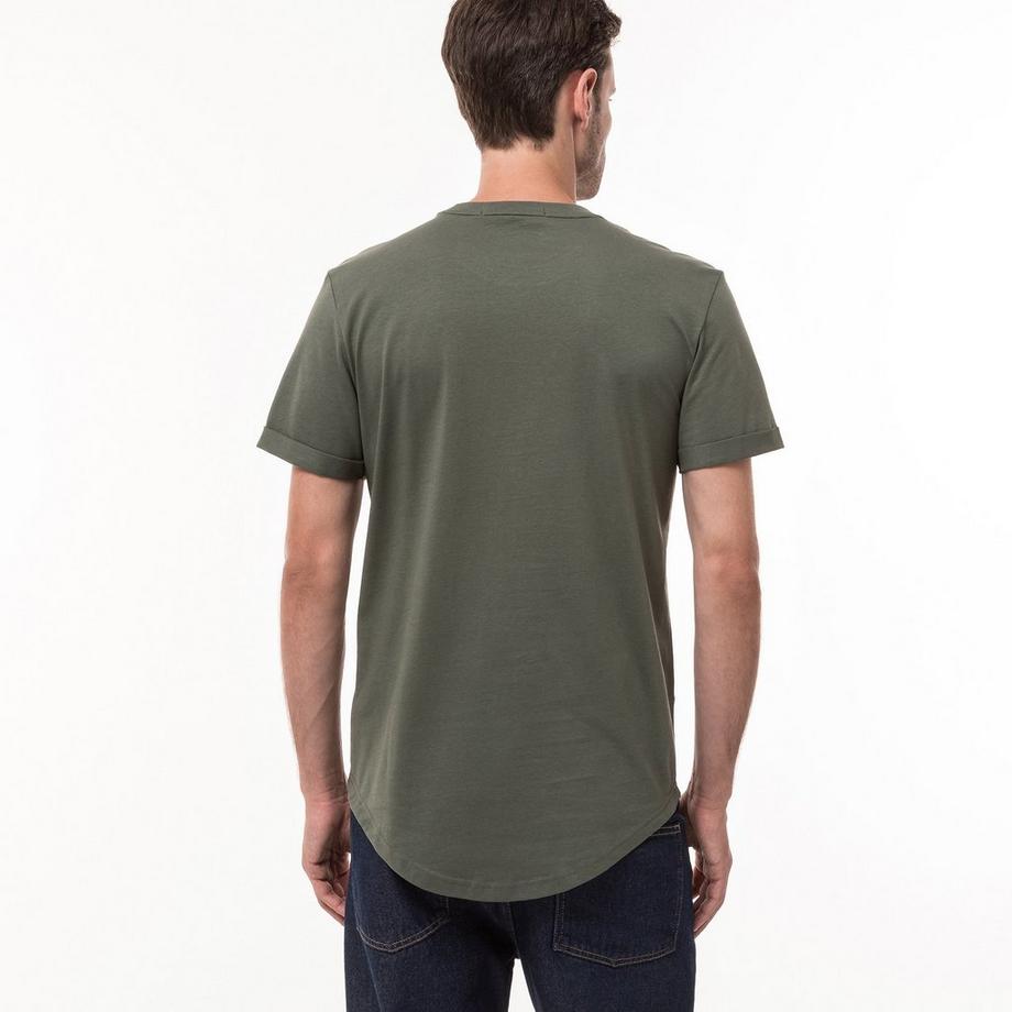 Calvin Klein Jeans BADGE ROUND HEM TEE T-Shirt  