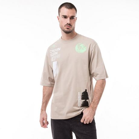 Calvin Klein Jeans FUTURE FADE MULTI GRAPHIC TEE Oversized T-Shirt  