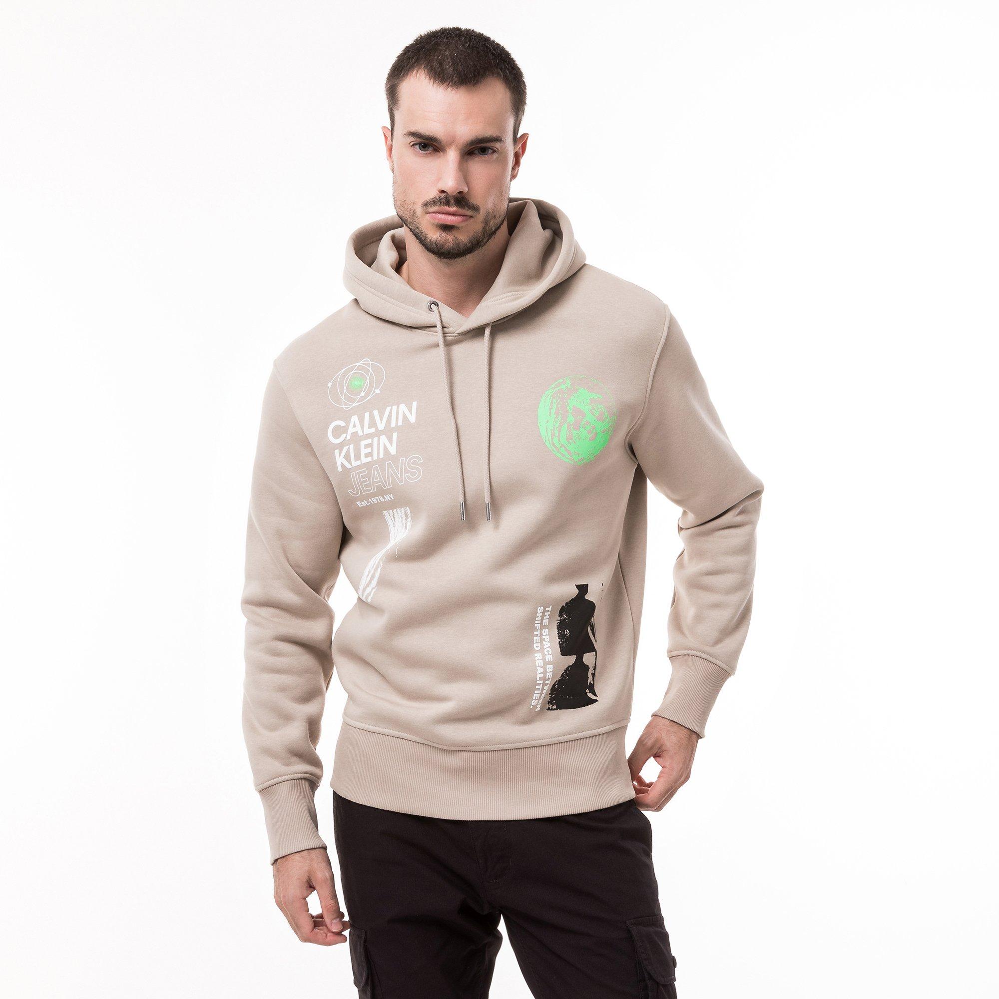 Image of Hoodie Herren Beige L
