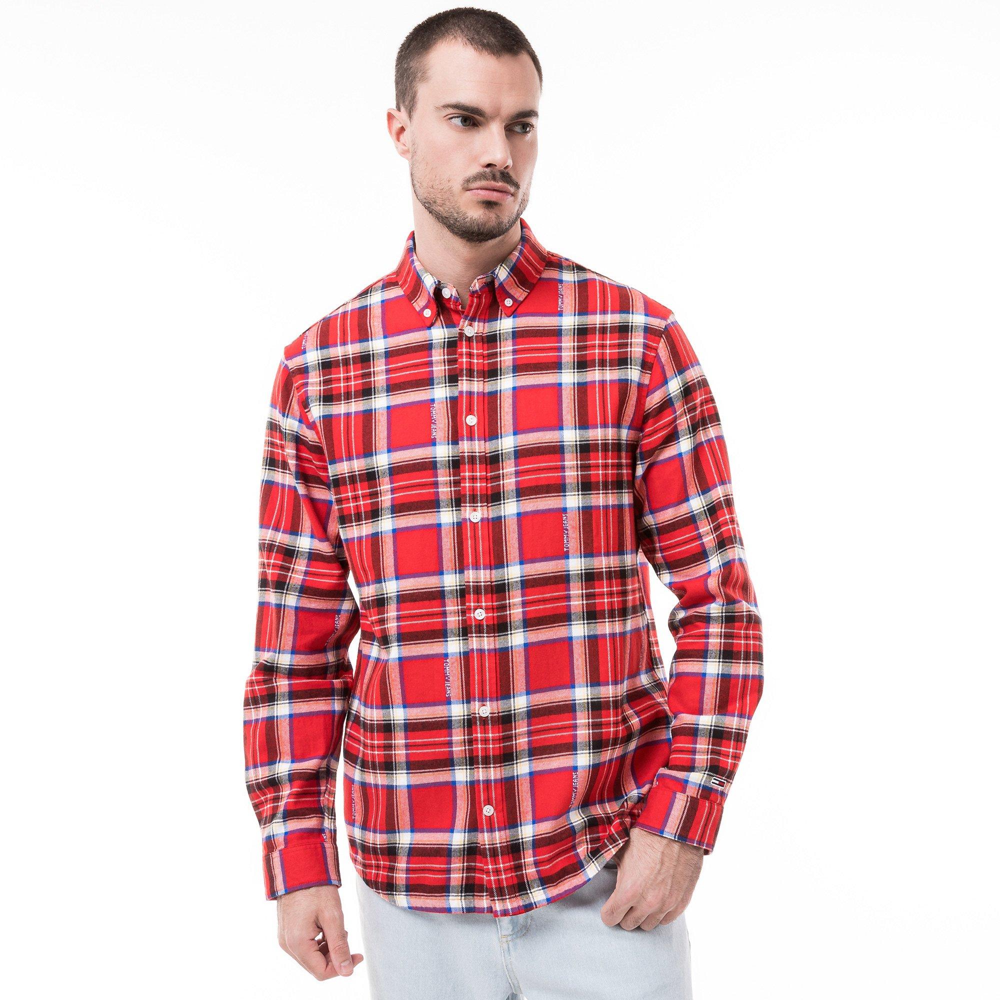 TOMMY JEANS TJM RLX TOMMY CHECK SHIRT Chemise, manches longues 