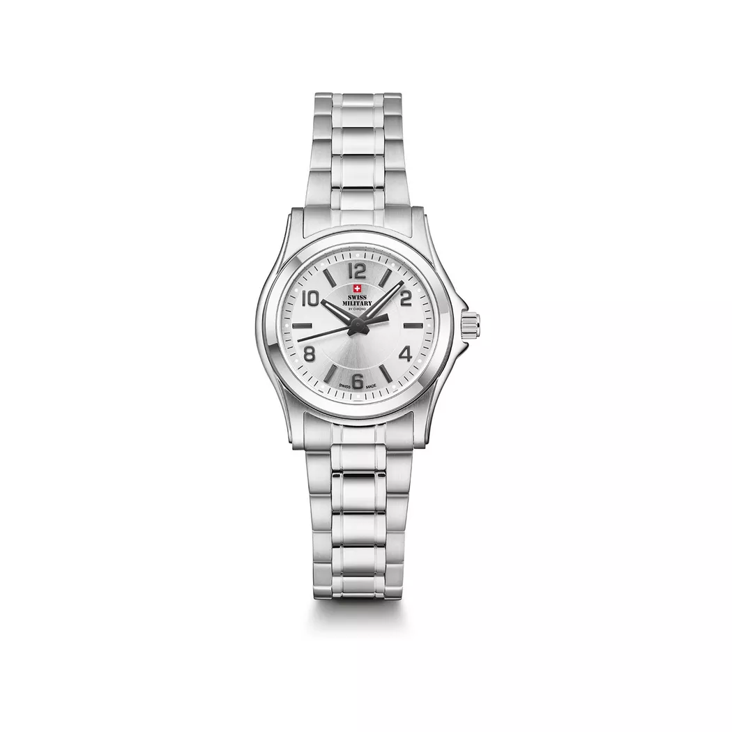 Swiss Military Damenuhr 27mm Analog Silber 3
