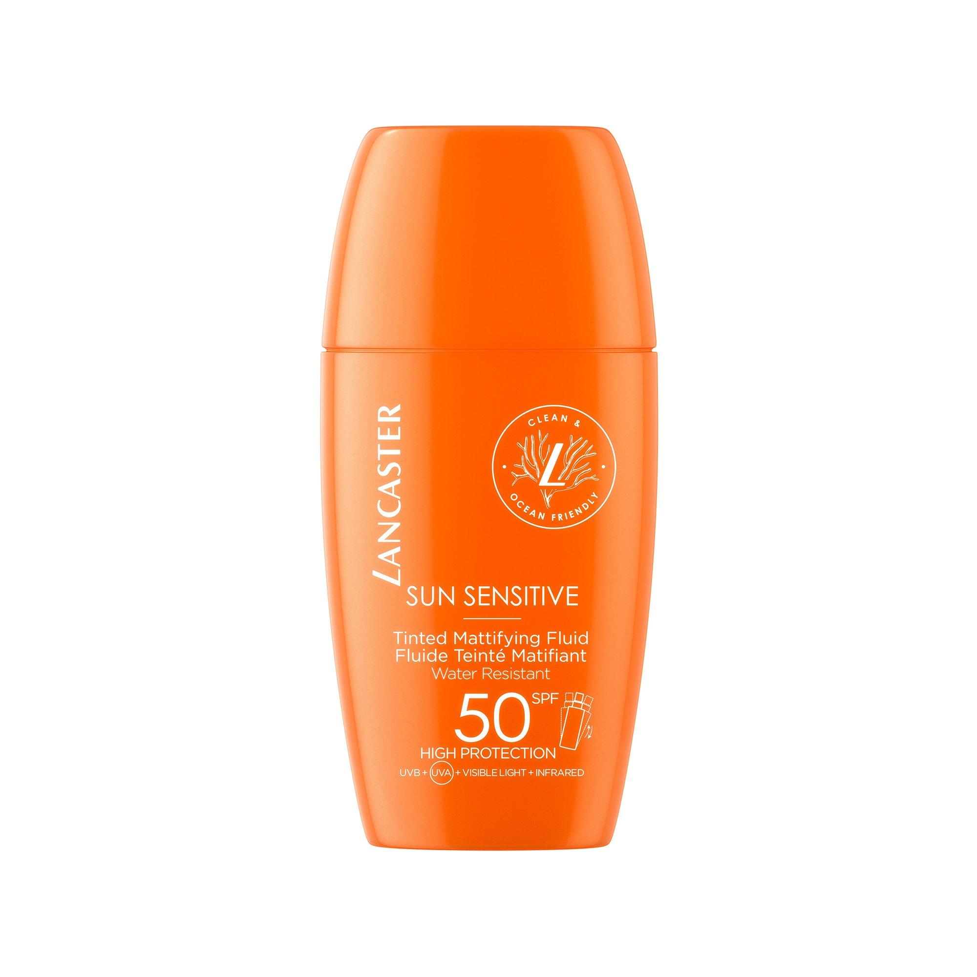 LANCASTER  Sun Sensitive Luminous Tan Tinted Mattifying Fluid SPF 50  