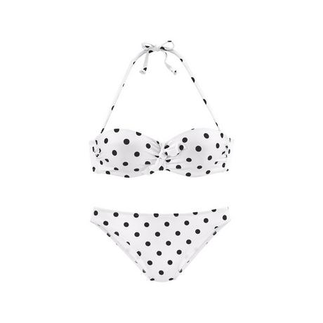 LASCANA Top a Fascia Motivo a Pois  