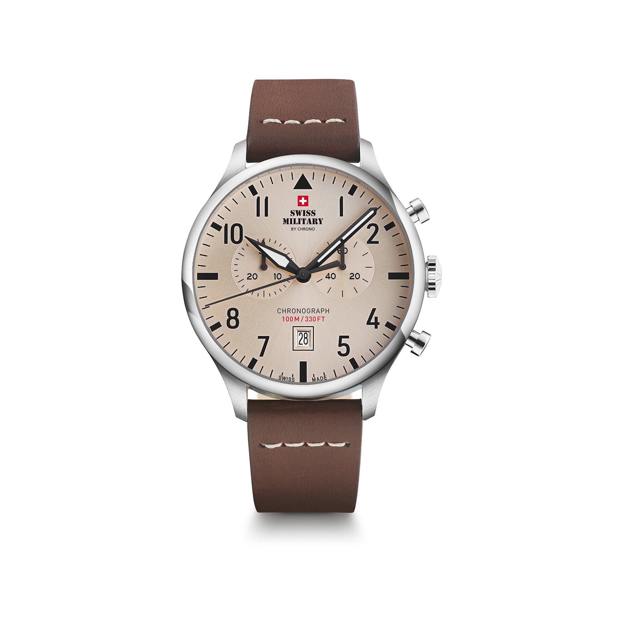 Image of Chronograph Uhr Unisex Braun 42mm