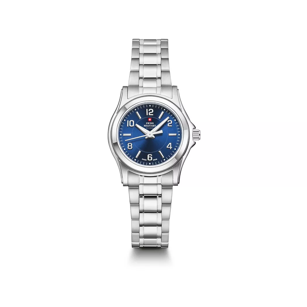 Swiss Military Damen 27mm Analog Watch Silver