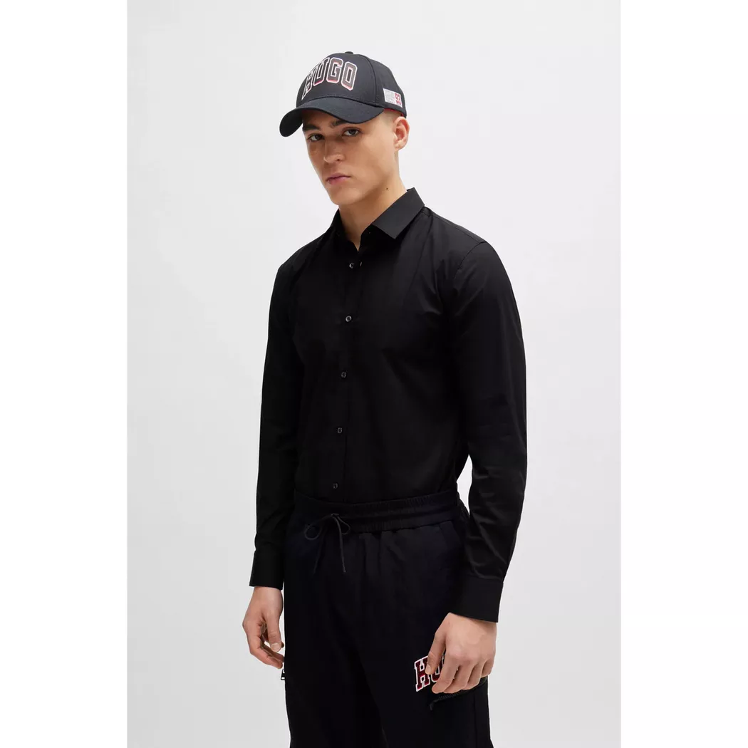 Hugo - Hemd, langarm, für Herren, Black, Größe 38
