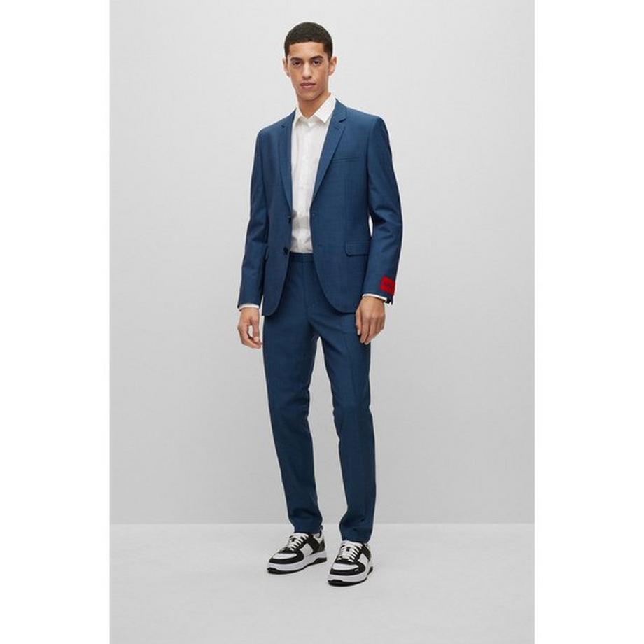 HUGO Elisha02 Kentkragen Extra Slim Fit Langarmhemd  