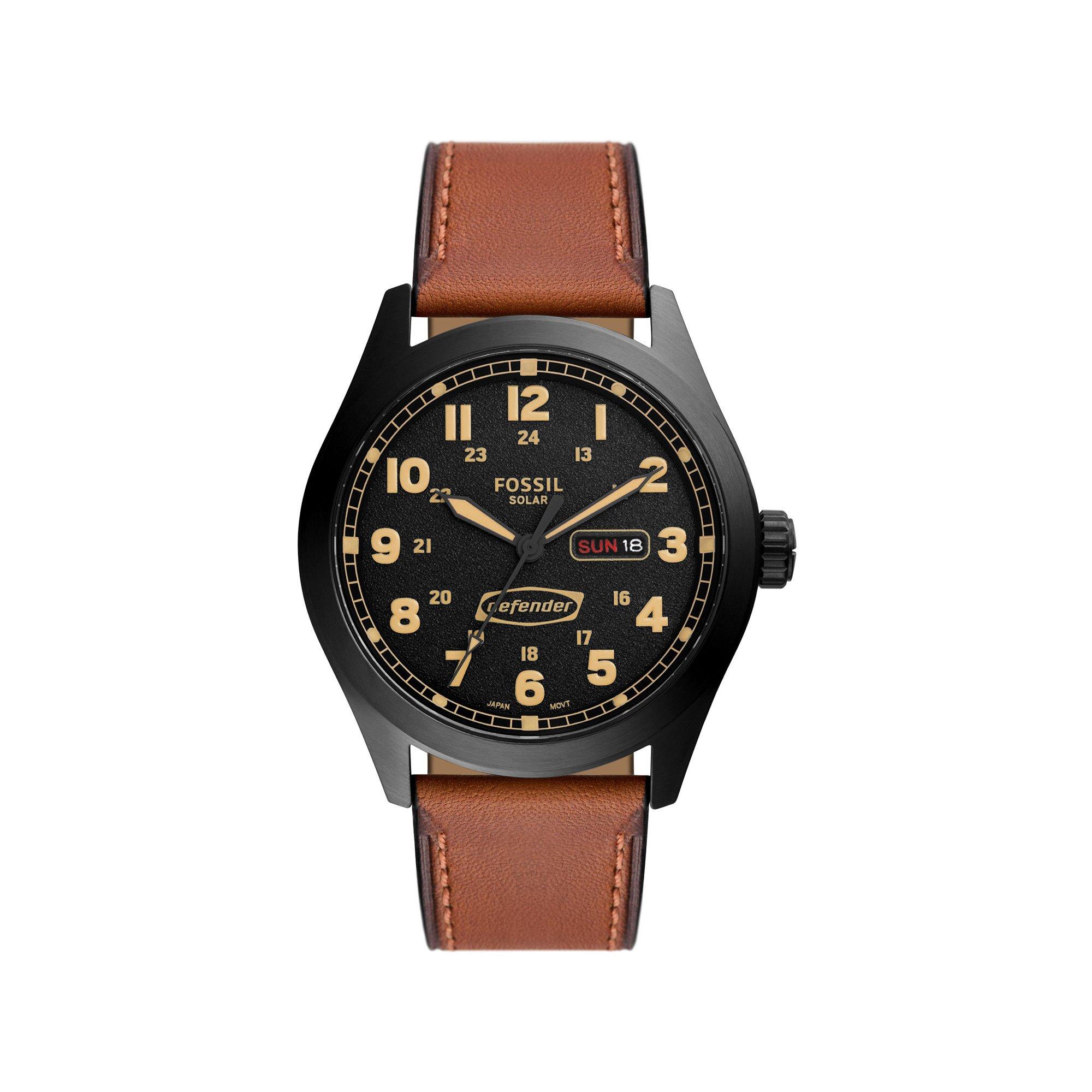 Image of Analoguhr Herren Braun 46mm