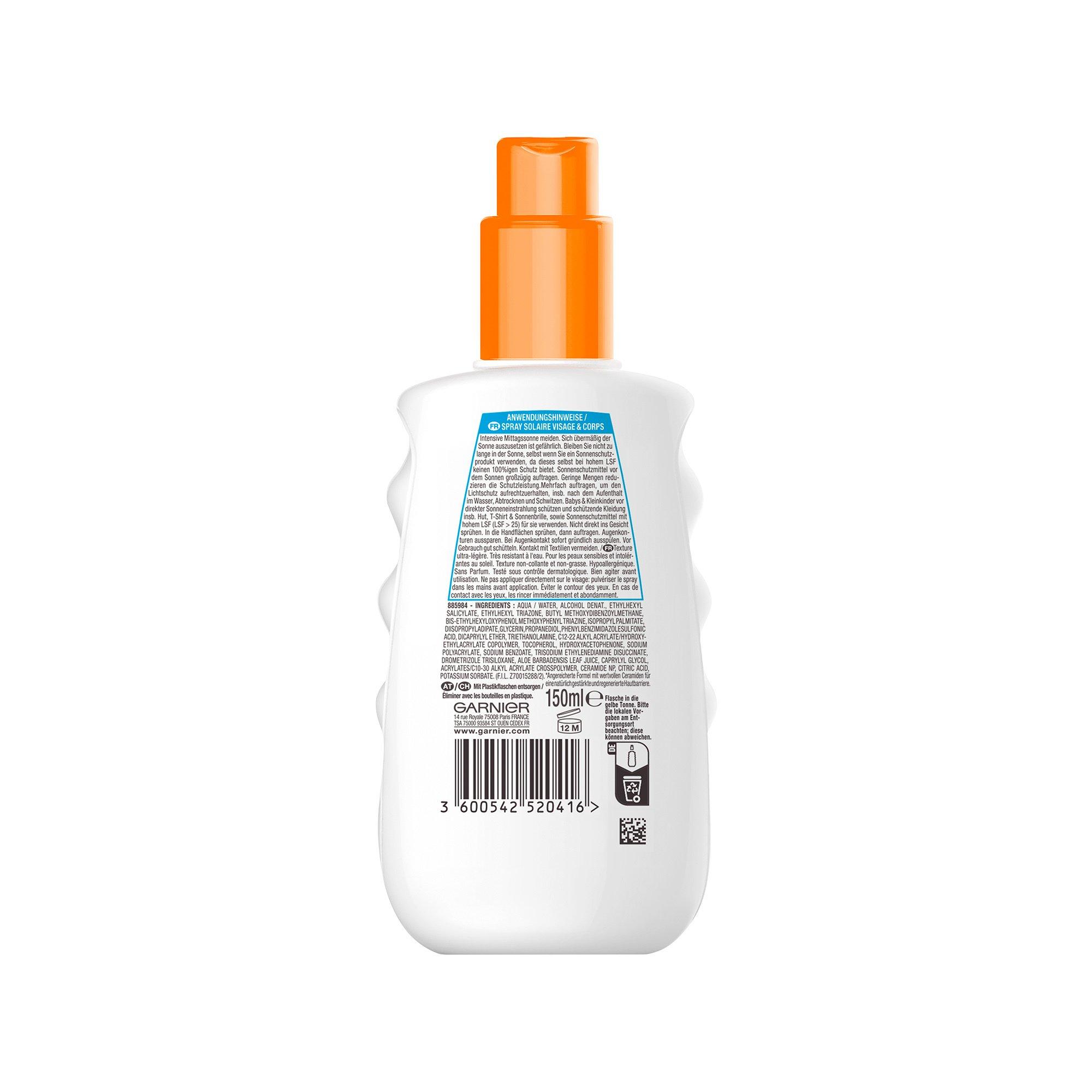 GARNIER AS SA ADULT SPR IP50+ Sensitive expert+ Sonnenschutz-Spray LSF 50+ 