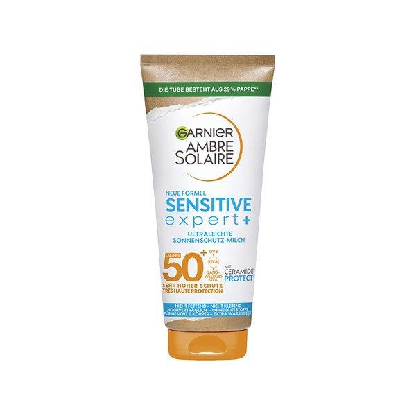 AMBRE SOLAIRE AS SA ADULT LAIT  IP50+ Sensitive expert+ Latte SPF 50+ per pelli sensibili 
