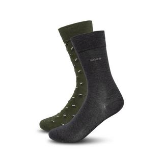 BOSS Duopack Minipattern Wadenlange Socken  