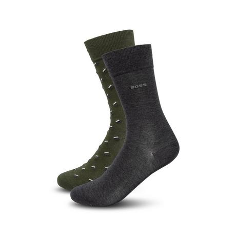 BOSS Duopack Minipattern Wadenlange Socken  
