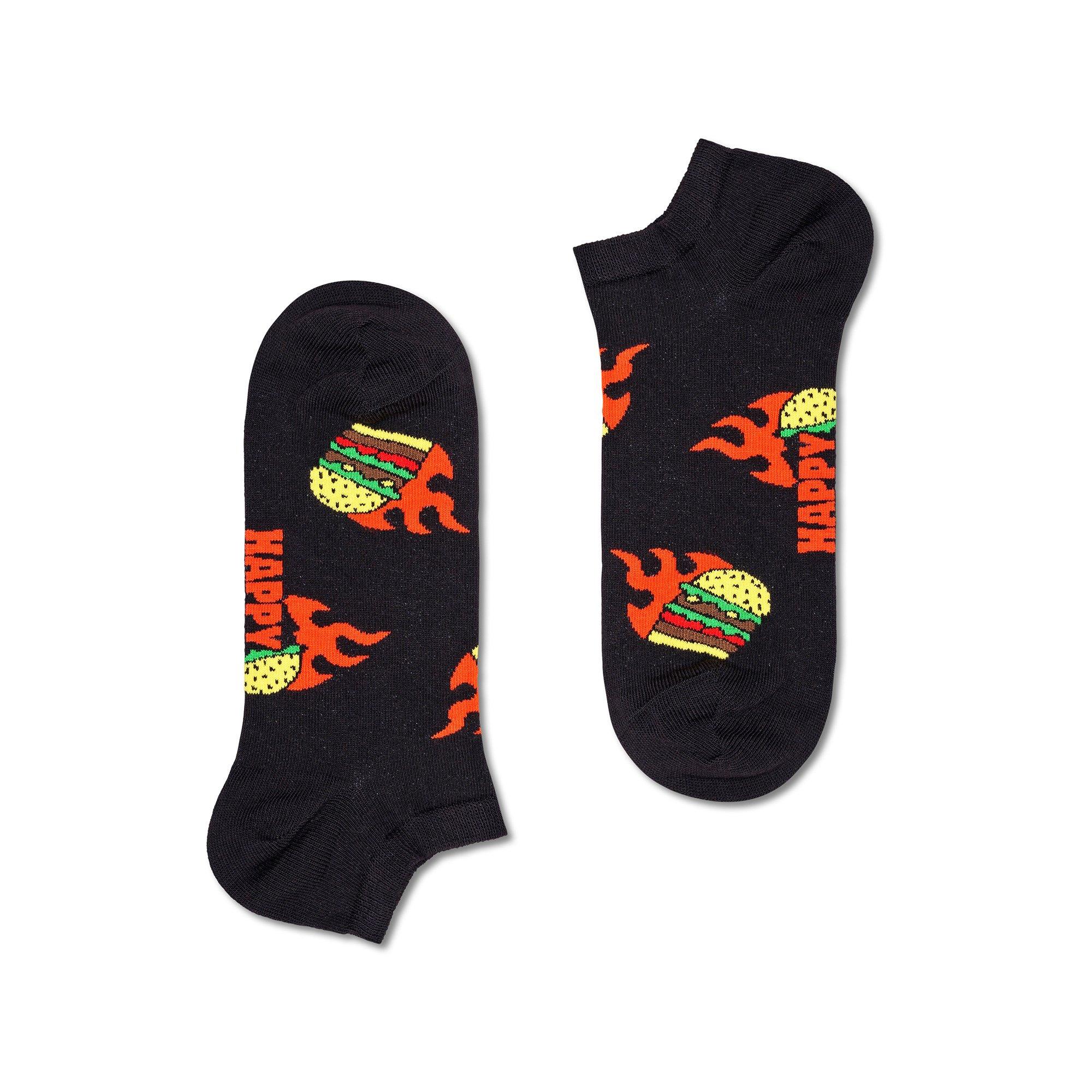 Happy Socks Flaming Burger Low Sneaker Socken 