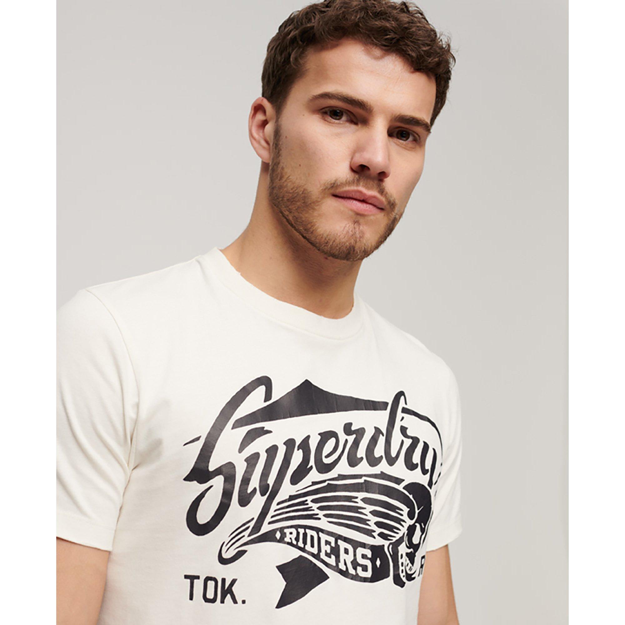 Superdry BLACKOUT ROCK GRAPHIC T-Shirt 