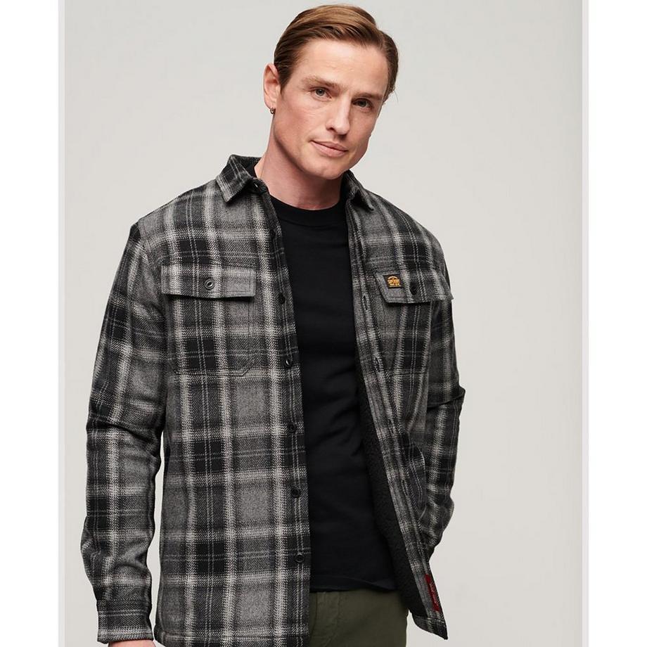 Superdry WOOL MILLER OVERSHIRT Hemd, langarm 