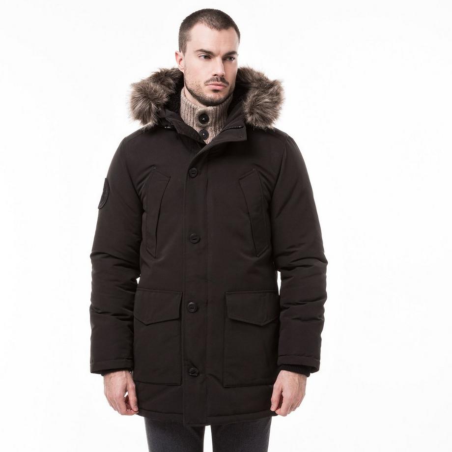 Superdry EVEREST FAUX FUR HOODED PARKA Parka 