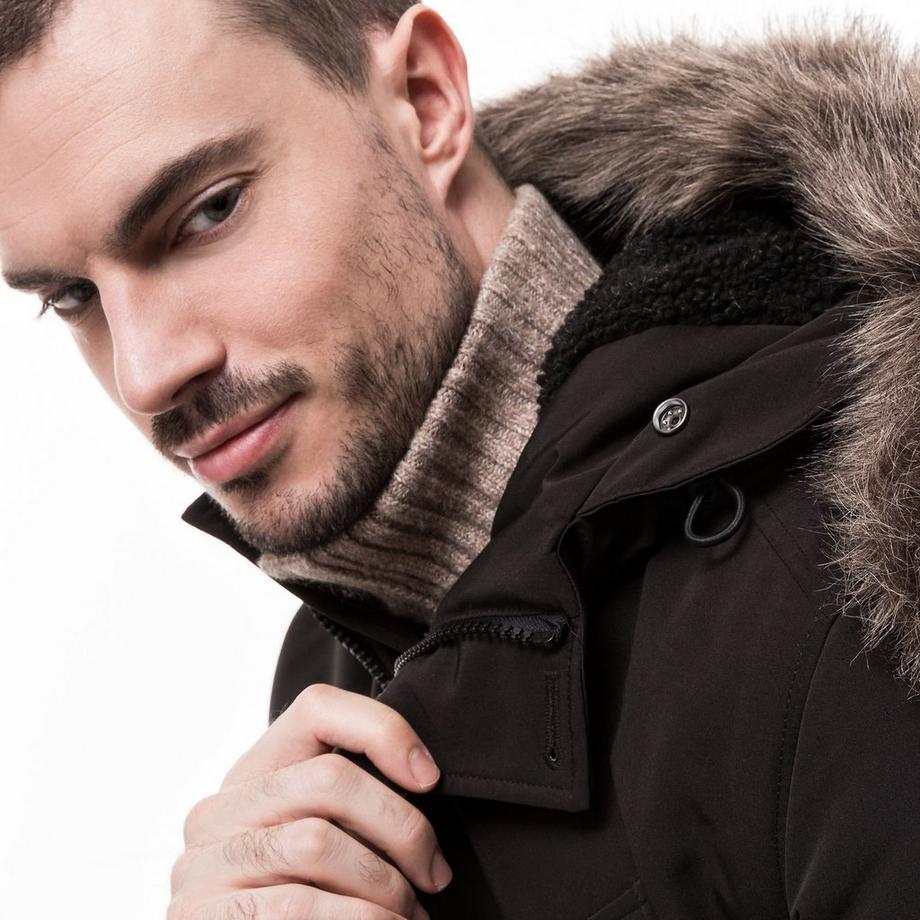 Superdry EVEREST FAUX FUR HOODED PARKA Parka 