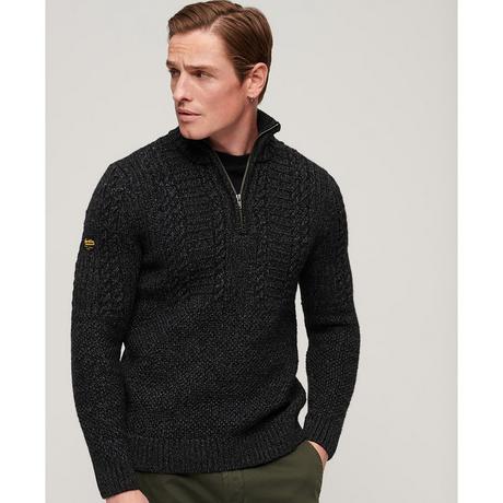 Superdry VINTAGE JACOB HENLEY JUMPER Pullover 