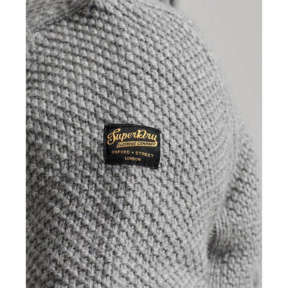 Superdry VINTAGE JACOB HENLEY JUMPER Maglione 