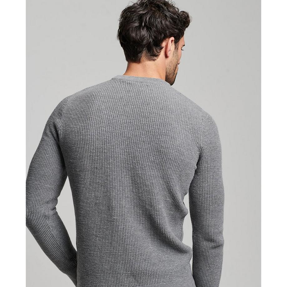 Superdry TEXTURED CREW KNIT JUMPER Pullover 