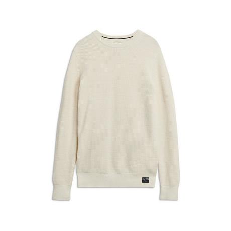 Superdry TEXTURED CREW KNIT JUMPER Pull 