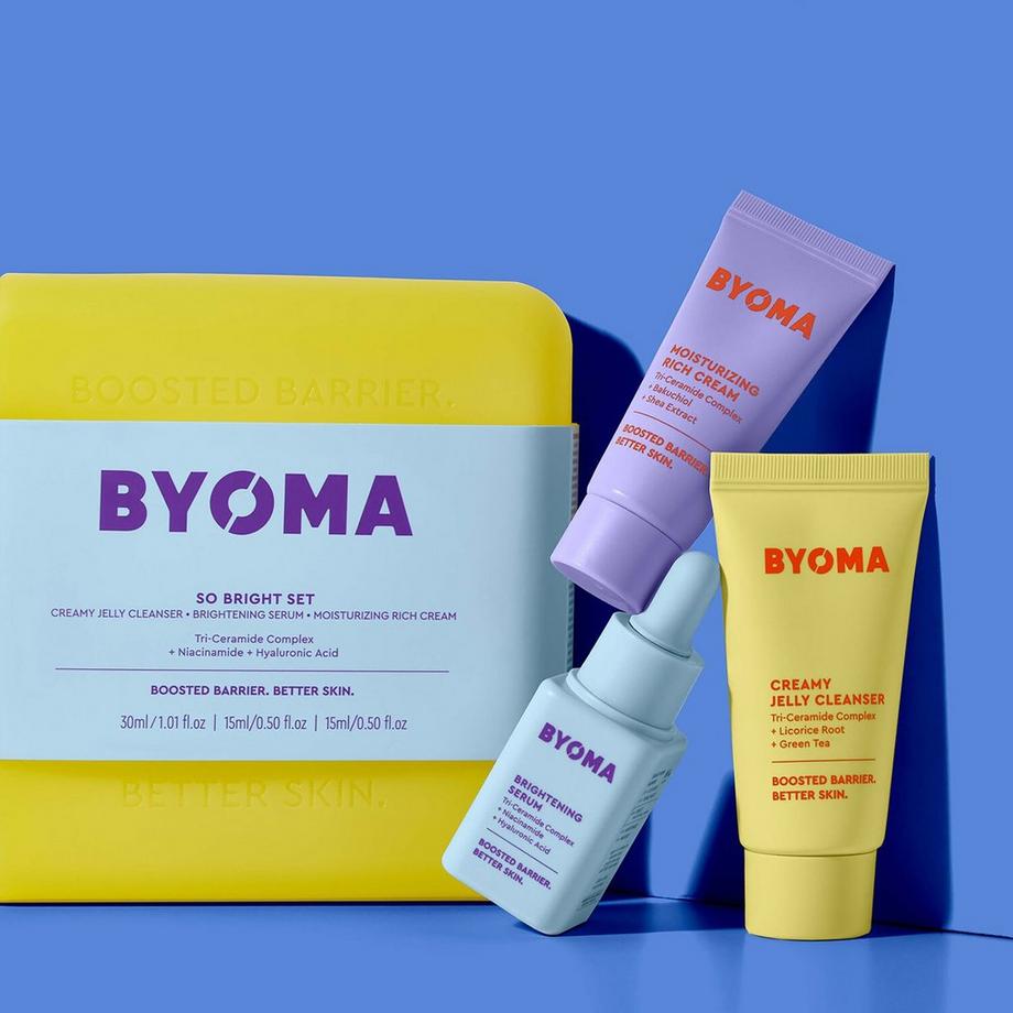 BYOMA BRIGHTENING KIT So Bright Set - Gesichtspflege-Set 