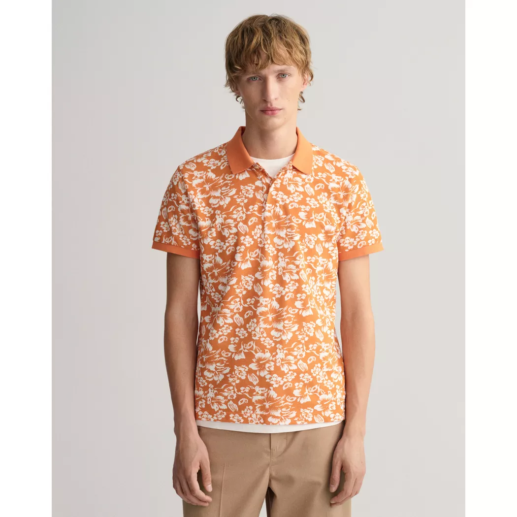 Gant - Poloshirt, kurzarm, für Herren, Orange Größe L
