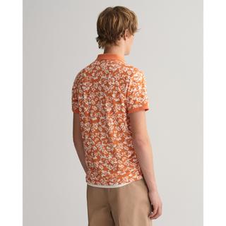 GANT Polo Pique Imprimé Floral Manches Courtes  