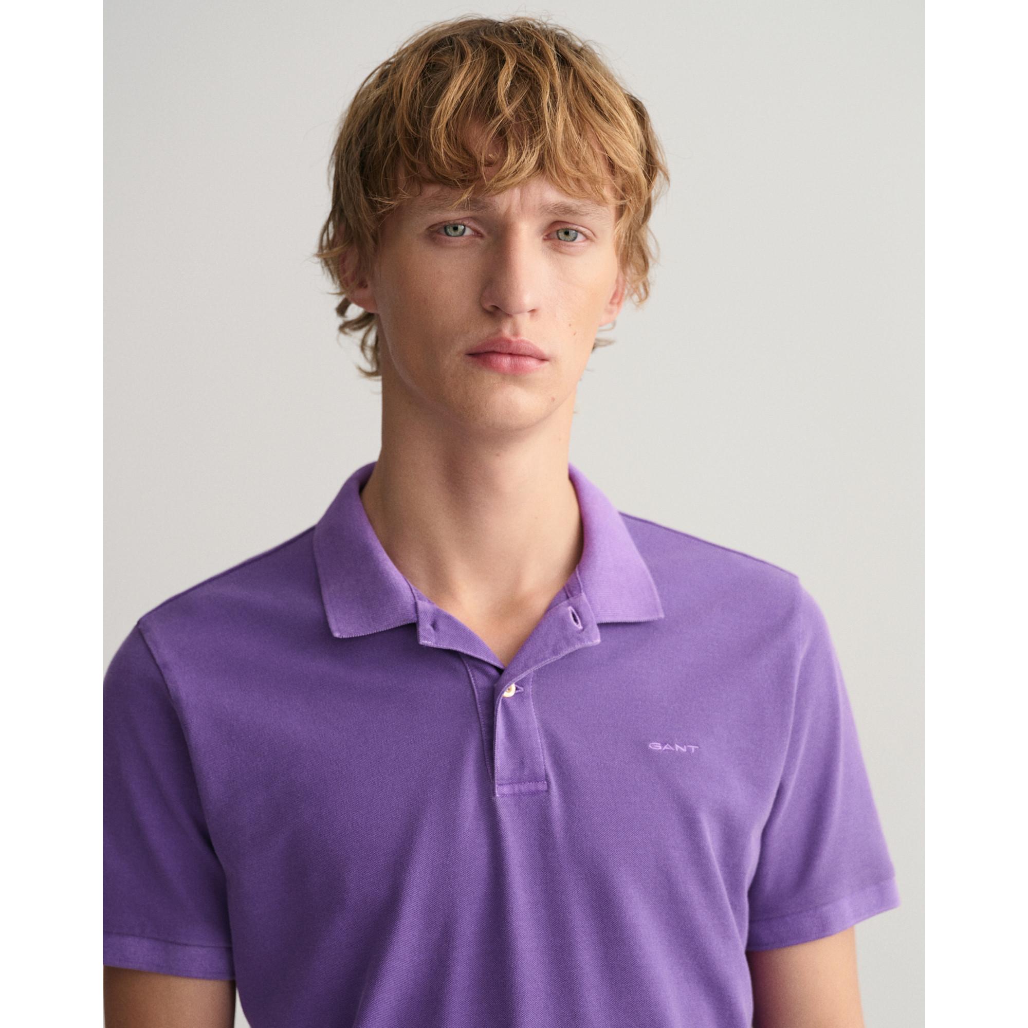 GANT SUNFADED PIQUE SS RUGGER Polo à Manches Courtes  