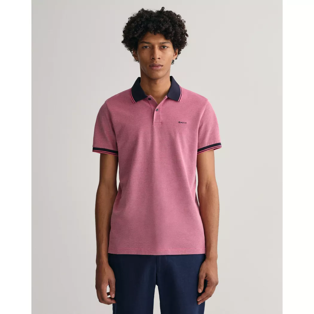 Gant - Poloshirt, kurzarm, für Herren, Pink, Größe S