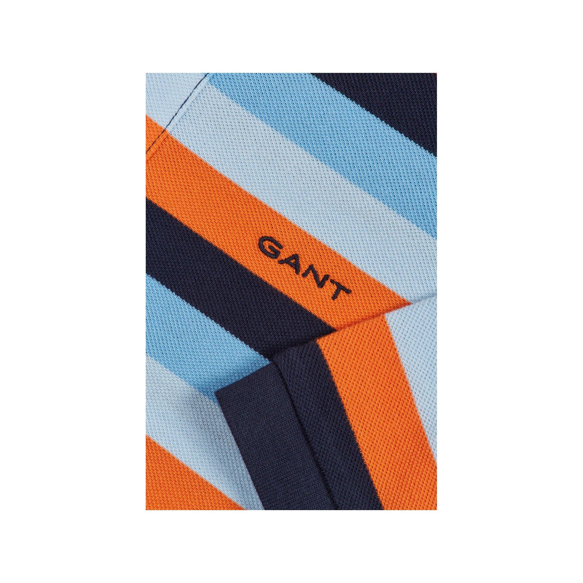 GANT MULTI STRIPE SS PIQUE Poloshirt Kurzarm  