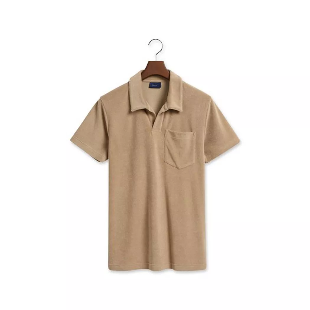 Gant - Poloshirt, kurzarm, für Herren, Beige, Größe S