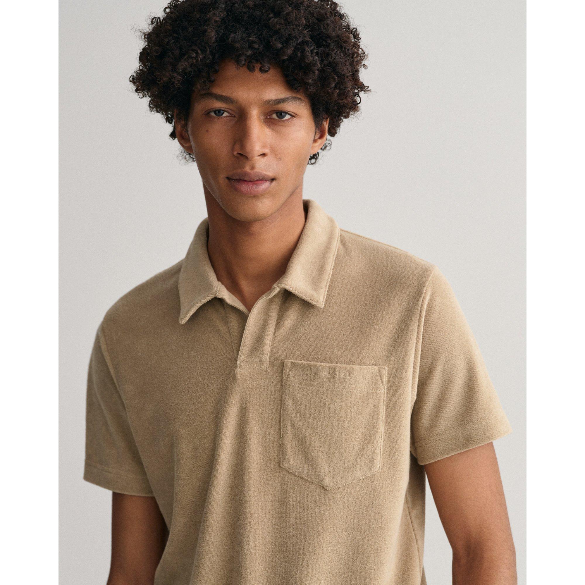 GANT Terry SS Pique Kurzarm Poloshirt  