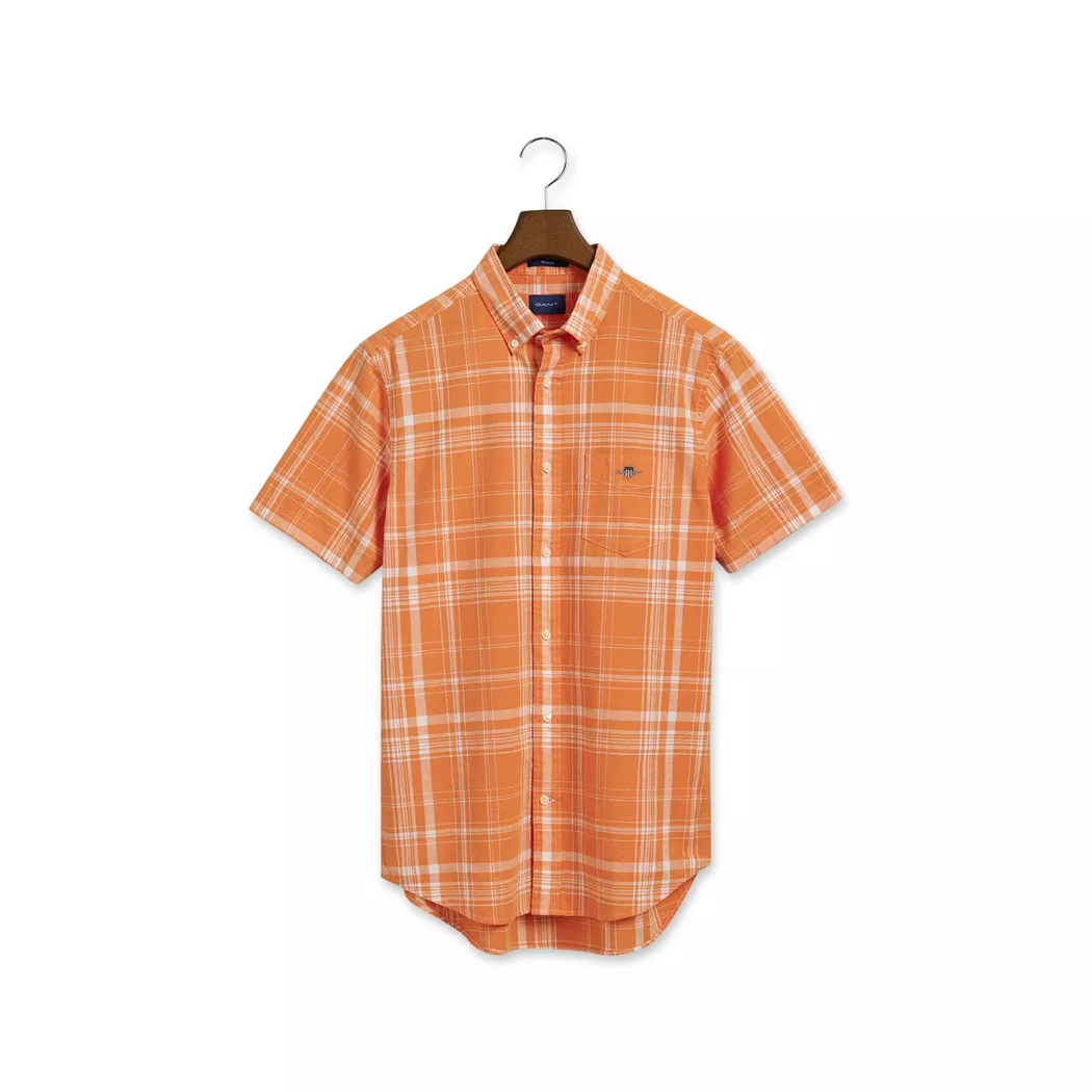 Gant - Hemd, kurzarm, für Herren, Orange Größe S