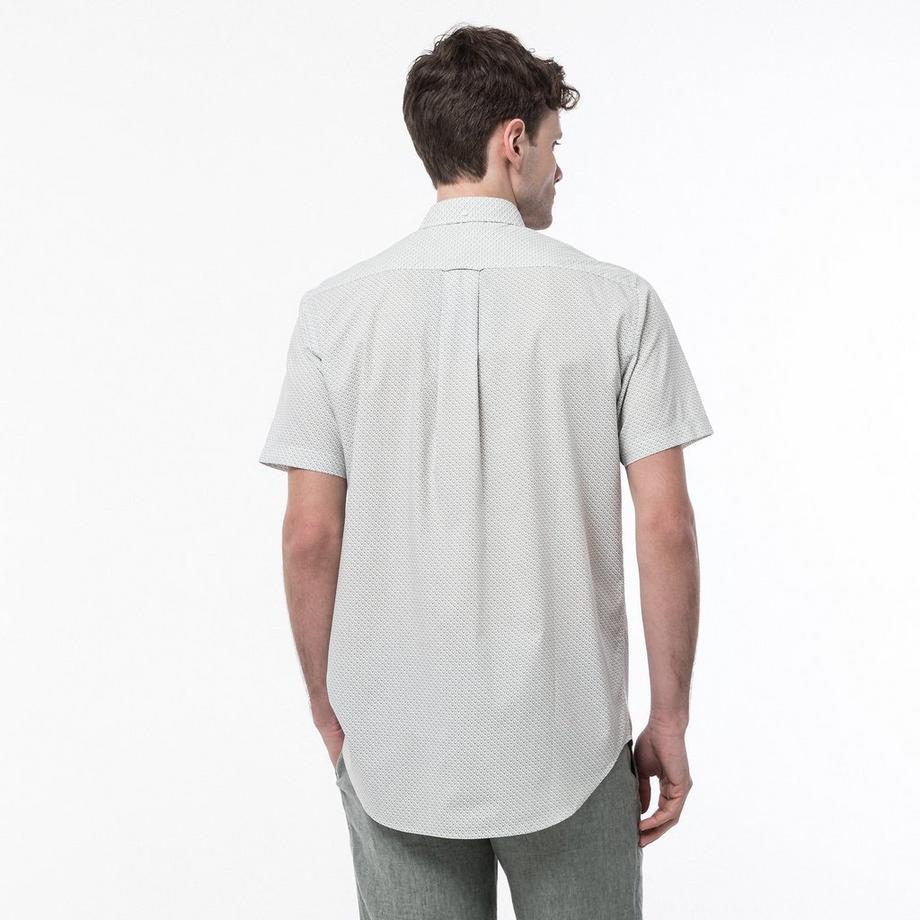 GANT REG MICRO PRINT SS SHIRT Hemd, kurzarm 