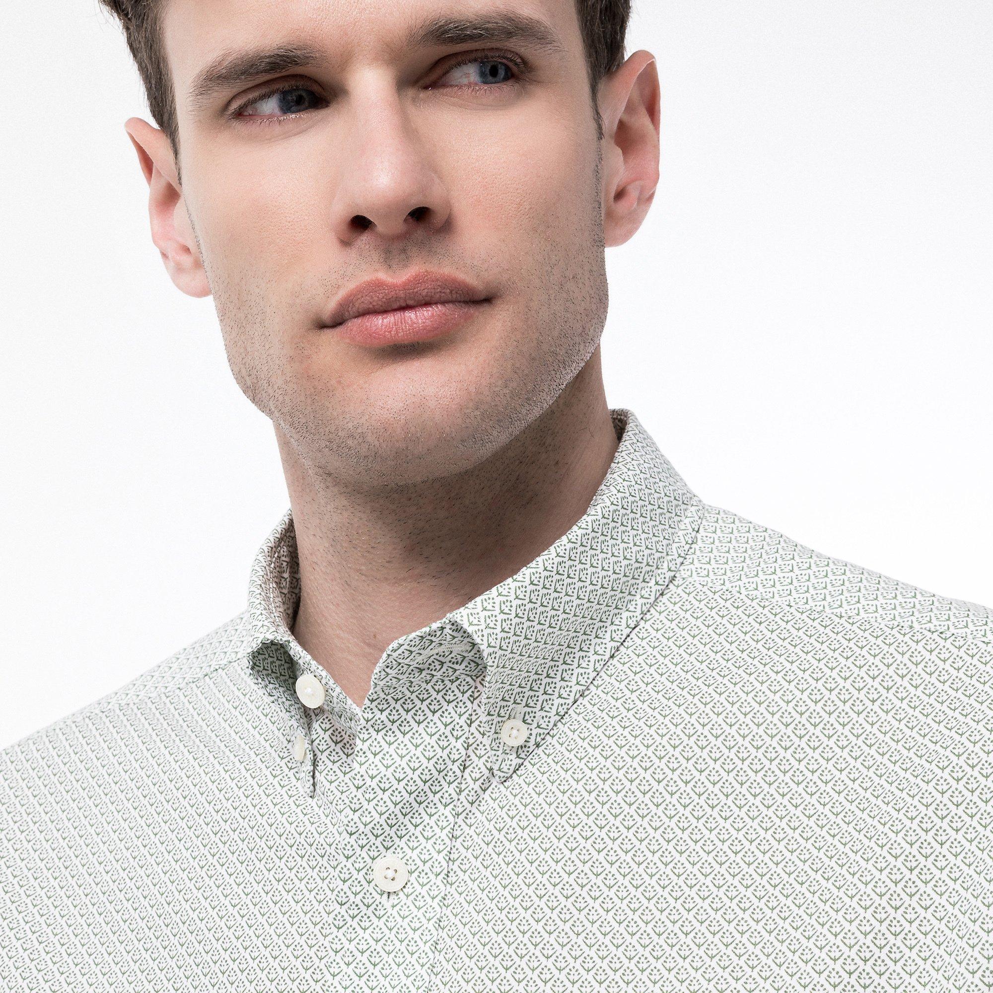 GANT REG MICRO PRINT SS SHIRT Hemd, kurzarm 