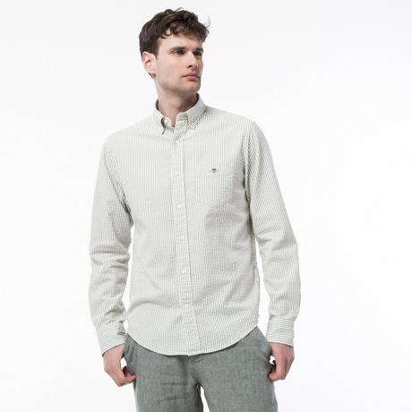 GANT Seersucker Regular Fit Langarmhemd  