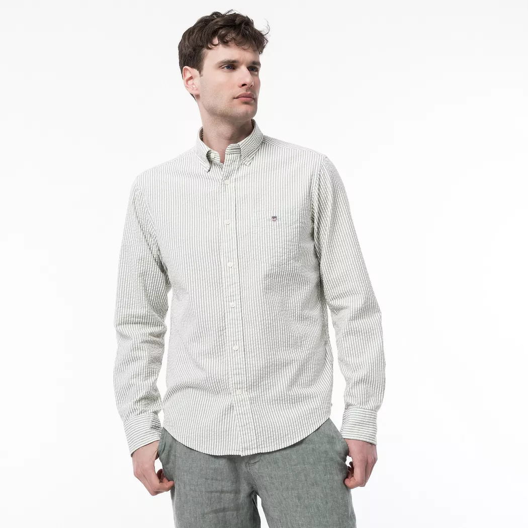 Gant - Hemd, langarm, für Herren, Grün Größe S