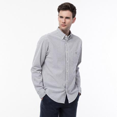 GANT Seersucker Regular Fit Langarmhemd  