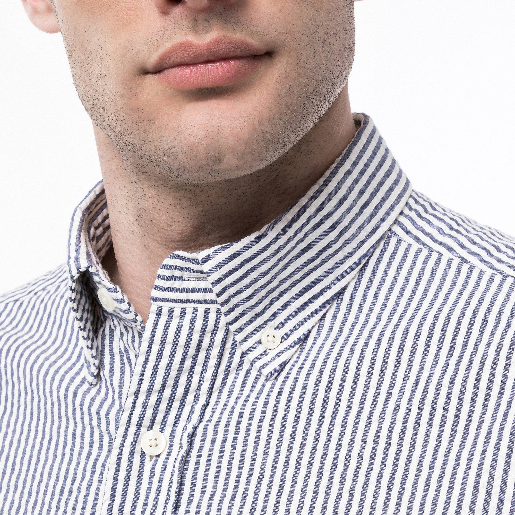 GANT Seersucker Regular Fit Langarmhemd  