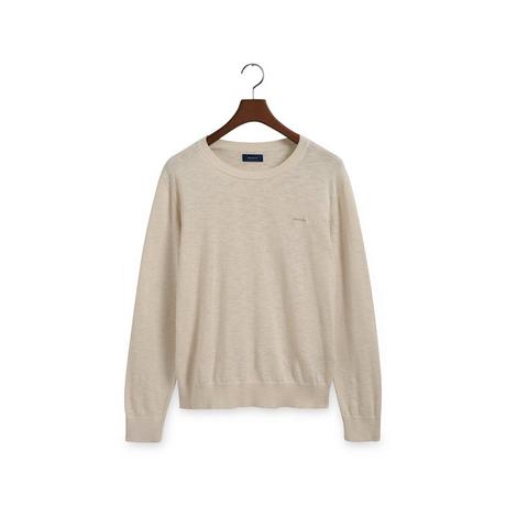 GANT COTTON LINEN C-NECK Maglione 