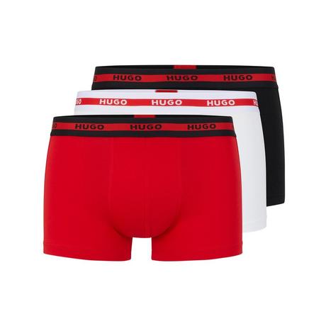 HUGO TRUNK TRIPLET PLANET Lot de 3 boxers 