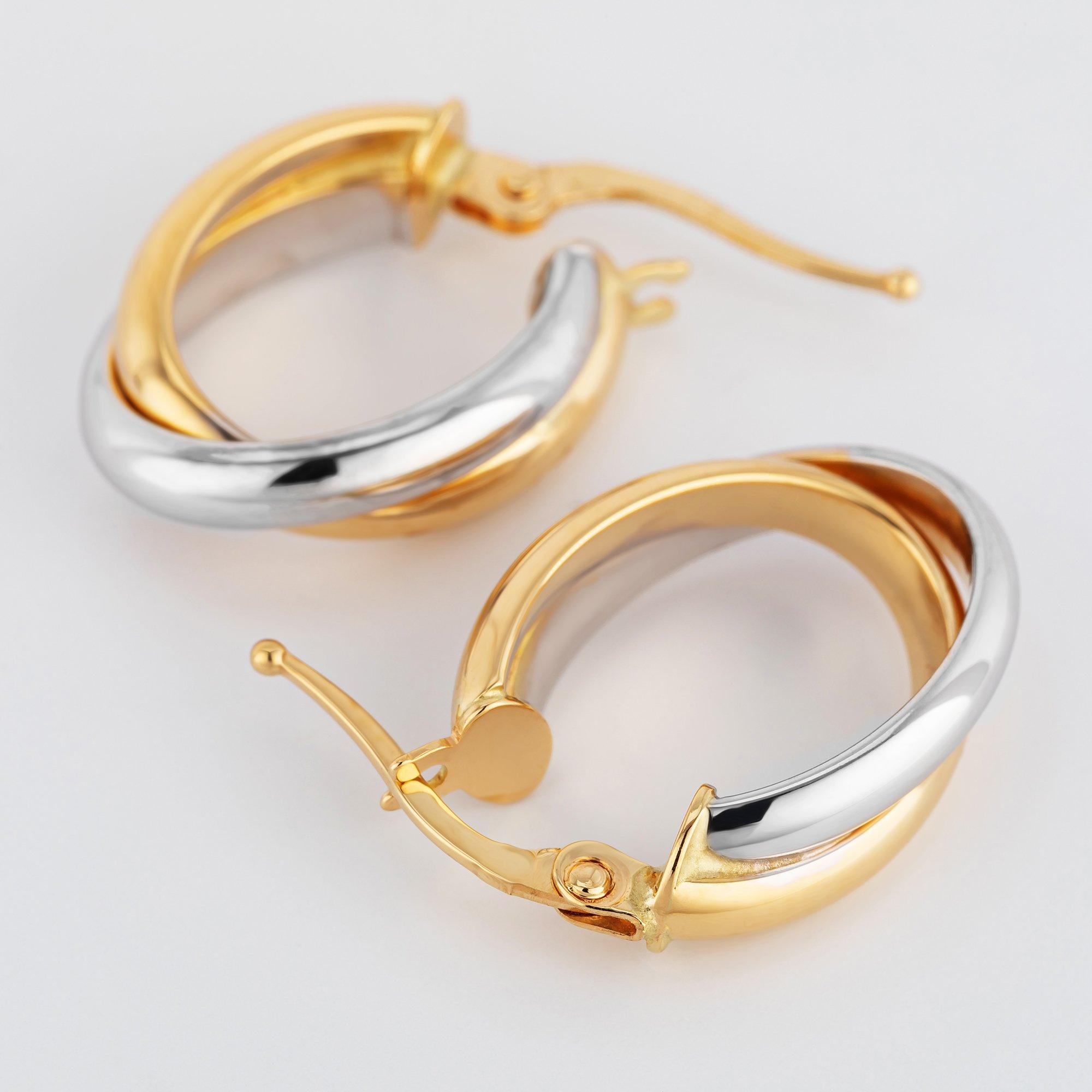 L' Atelier Gold 18 Karat by Manor  Boucles d'oreilles 