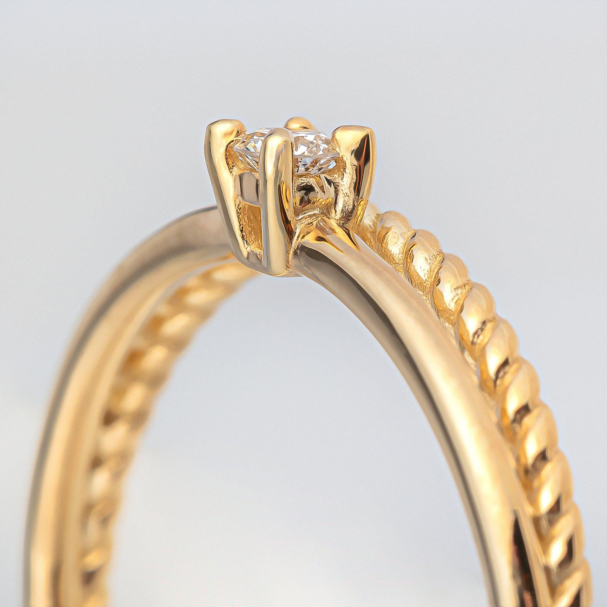 L' Atelier Gold 18 Karat by Manor Bague or 18kt Bague 