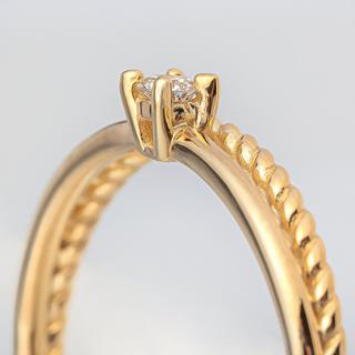 L' Atelier Gold 18 Karat by Manor Bague or 18kt Ring 