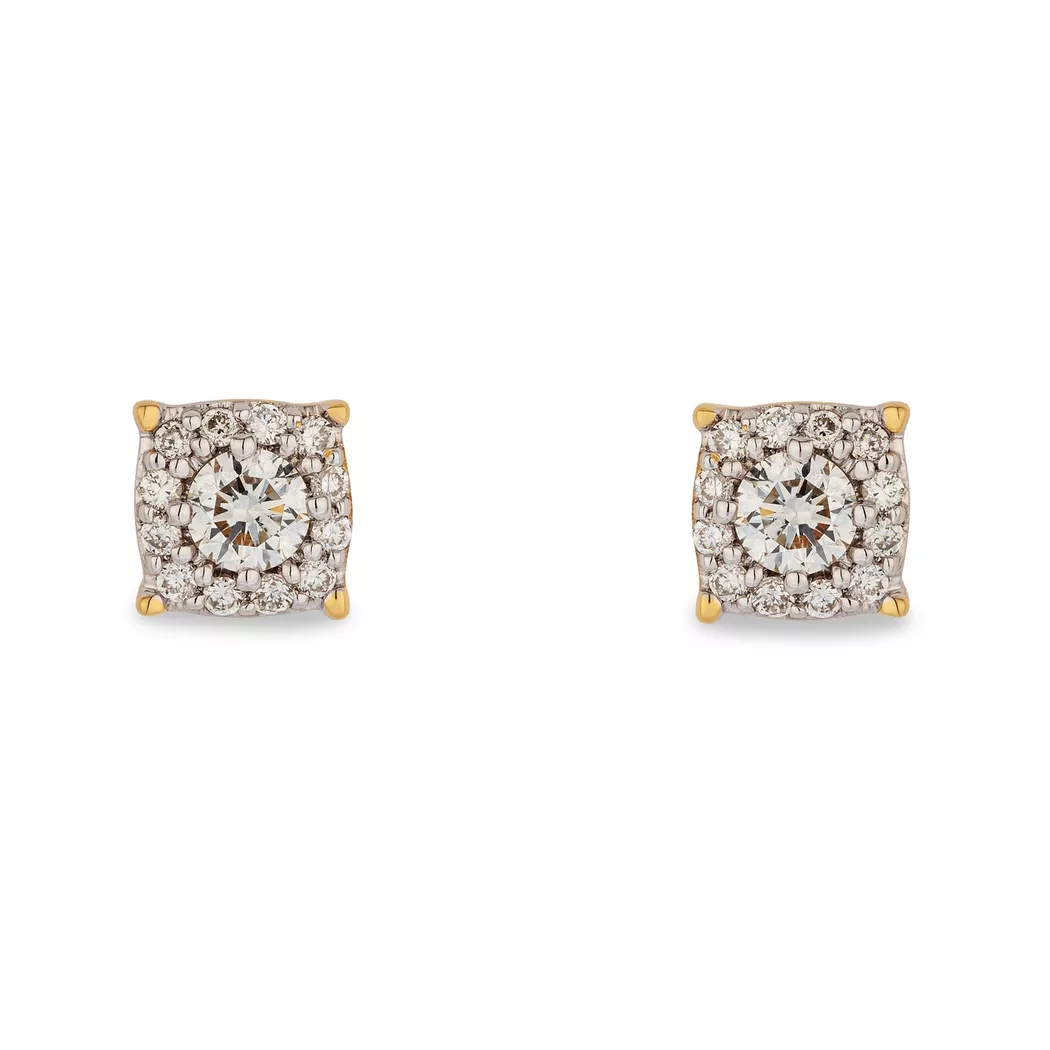 L' Atelier Gold 18 Karat by Manor - Ohrringe, Collier or 18kt, One Size, Gelbgold